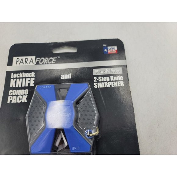Lockback Knife Combo Pack Paraforce 2 Step Sharpener A9 - Picture 7 of 11